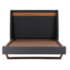 Dublin Parota Bed Headboard and Base - Image 3