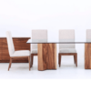 Enzo Crystal Parota Dining Table - Image 2