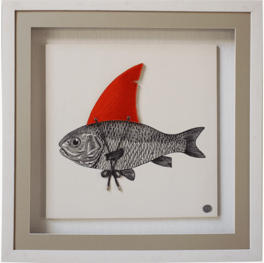 Pez Aleta Tiburon 90x90