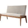 Zamzara Parota Bench w/Backrest 150x66x95