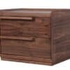 Zamzara Walnut or Parota Nightstand - Image 2