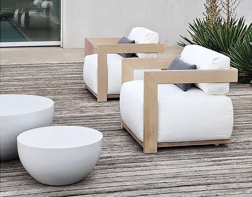 Linea Teak Individual Armchair