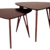 Triangolo Solid Wood Side Tables (2-Table Set)