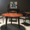 D2 Solid Wood Dining Table 120 cm (4 wood types available) - Image 2