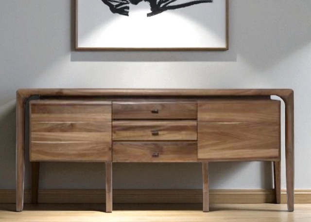 Deco Listo Bedroom Dresser of Parota Wood