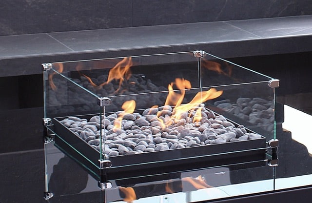 Deco Listo Glass Fence for Square LP Tables
