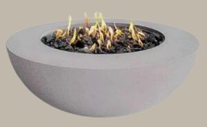 Turnkey custom furniture packages in Cabo Round Concrete Gas Fire Pit e1755397119762